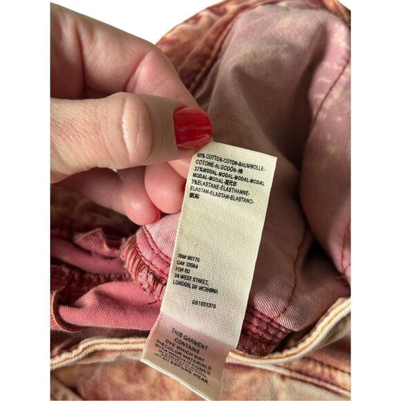 NEW Free People CRVY Foxy Lady Velvet Bootcut Pants 26 High Rise Rusty Brown - Picture 12 of 13